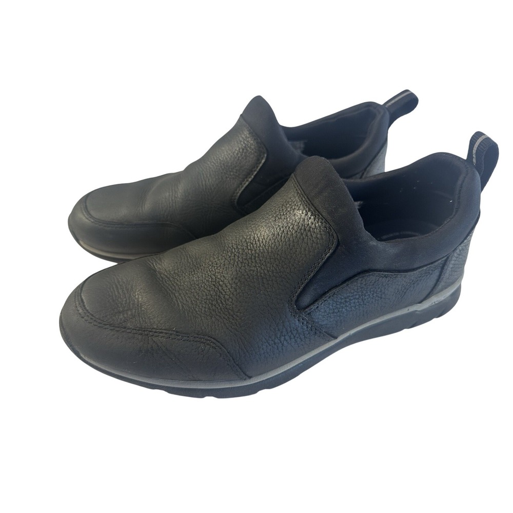 Johnston & Murphy Black Sheepskin Loafers Size 8 1/2